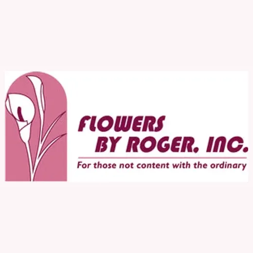 flowersbyroger brand logo for flowersbyroger.com
