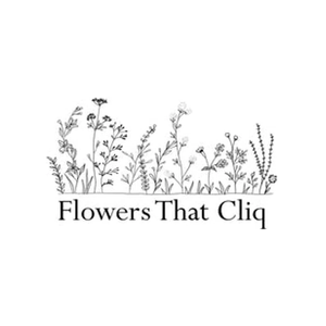 flowersthatcliqca brand logo for flowersthatcliqca.com