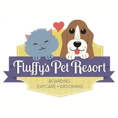 Fluffy's Pet Resort brand logo for fluffyspetresort.com