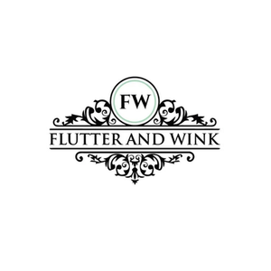 Flutter and Wink brand logo for flutterandwink.com