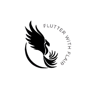 Flutter with Flair brand logo for flutterwithflair.com