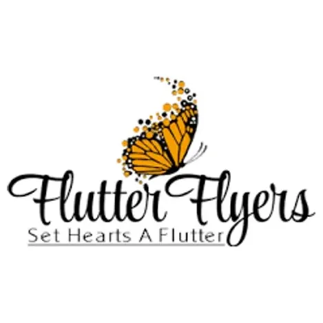 flutterflyers brand logo for flutterflyers.com