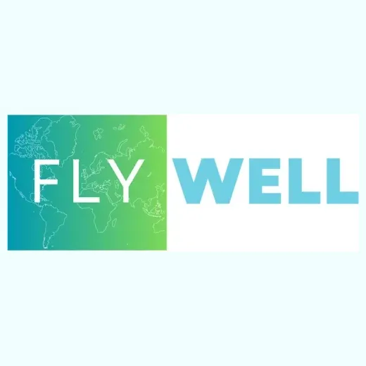 Fly Well brand logo for drinkflywell.com