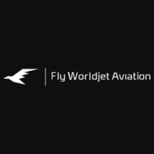 Fly World brand logo for flyworldjetaviation.aero