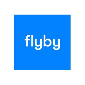 Flyby brand logo for flyby.co