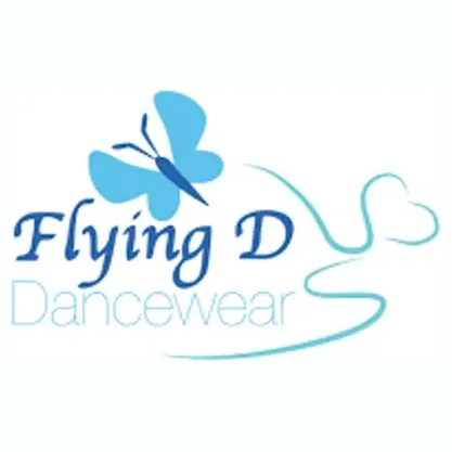 Flying D brand logo for flyingddancewear.com