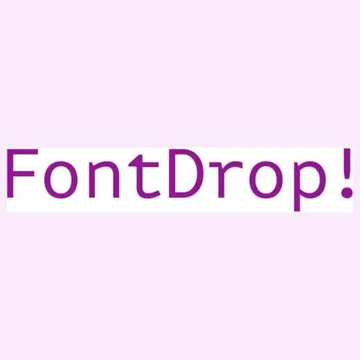 FontDrop brand logo for fontdrop.info