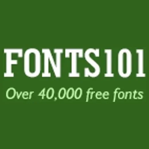 fonts101 brand logo for fonts101.com