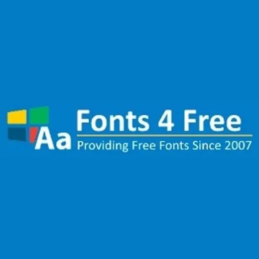 Fonts4Free brand logo for fonts4free.net