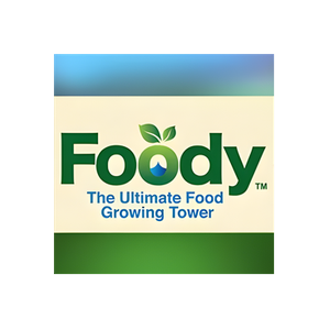 Foody brand logo for foodyverticalgarden.com