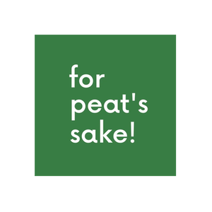 For Peat's Sake brand logo for forpeatssake.co.uk