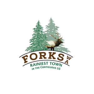 Forks, WA brand logo for forkswa.com
