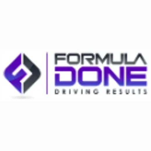 Formula Done brand logo for formuladone.com