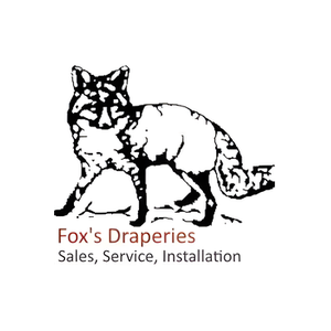 Fox's Draperies brand logo for foxsdraperies.com