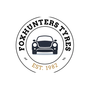 Foxhunters Tyres brand logo for foxhunterstyres.com