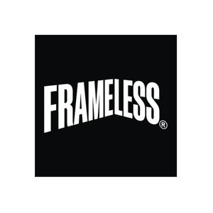 Frameless brand logo for frameless.com
