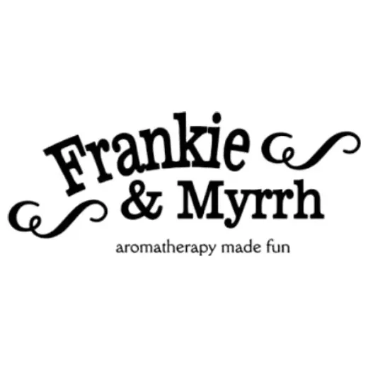 Frankie and Myrrh brand logo for frankieandmyrrh.com