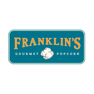 Franklin's Popcorn brand logo for franklinspopcorn.com