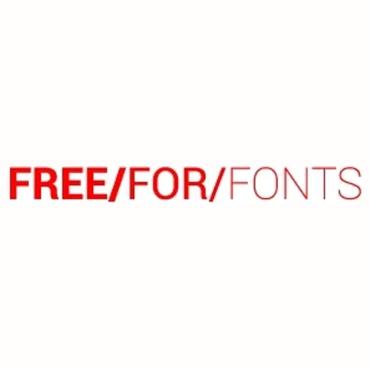 Free For Fonts brand logo for freeforfonts.com