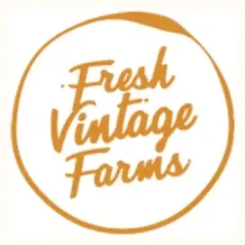 freshvintagefarms brand logo for freshvintagefarms.com