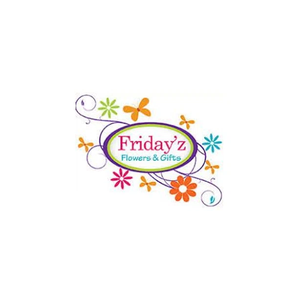 fridayzflowershop brand logo for fridayzflowershop.com