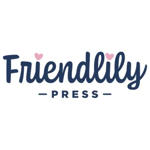 Friendlily Press brand logo for friendlilypress.com
