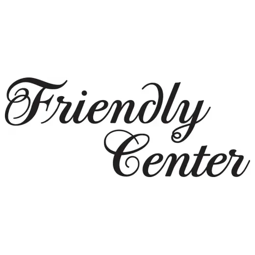 Friendly Center brand logo for friendlycenter.com