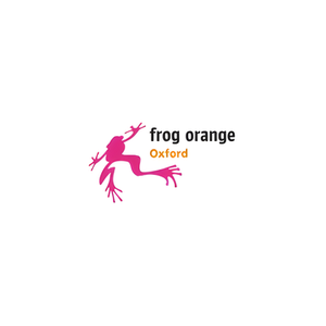 Frog Orange Balloons brand logo for frogorangeballoons.co.uk