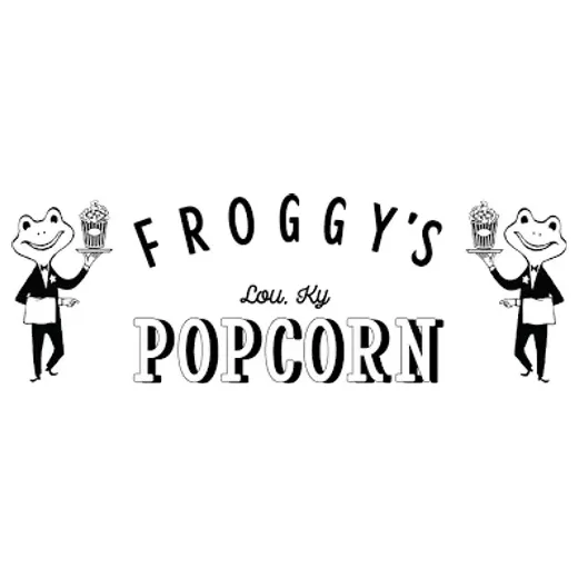 Froggy's Popcorn brand logo for froggyspopcorn.com