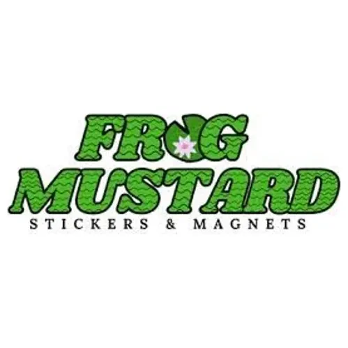 frogmustardstickers brand logo for frogmustardstickers.com