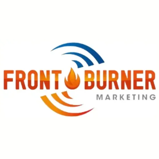 Front Burner Marketing brand logo for frontburnermarketing.com