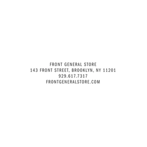 Front General Store brand logo for frontgeneralstore.com
