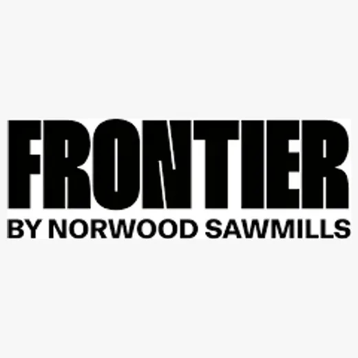 Frontier Sawmills brand logo for frontiersawmills.com