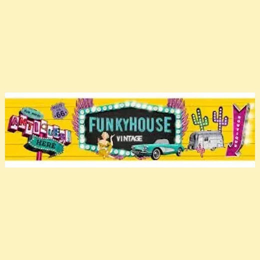 funkyhousevintage brand logo for funkyhousevintage.com