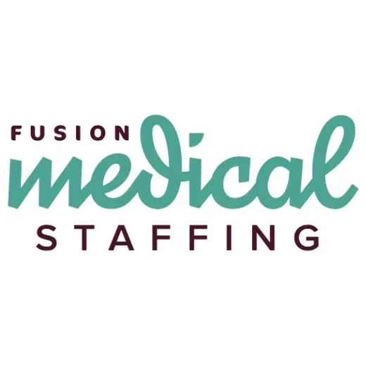 fusionmedstaff brand logo for fusionmedstaff.com