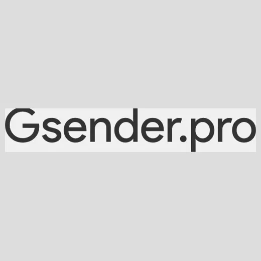 G-Sender brand logo for gsender.pro