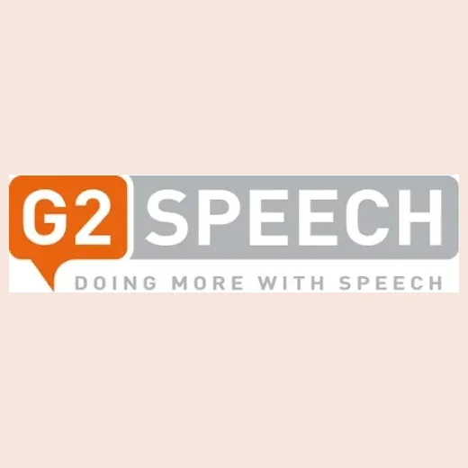 g2speech brand logo for g2speech.com