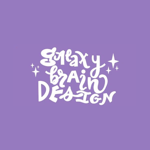 Galaxy Brain Design brand logo for galaxybraindesign.com