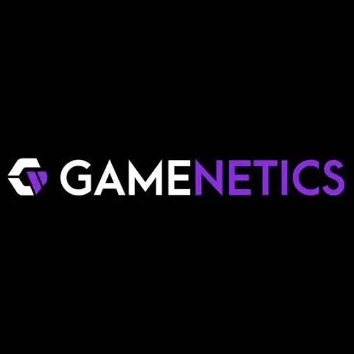 Gamenetics brand logo for gamenetics.com