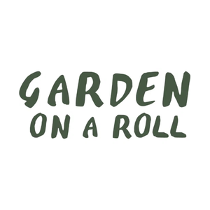 Garden on a Roll brand logo for gardenonaroll.com