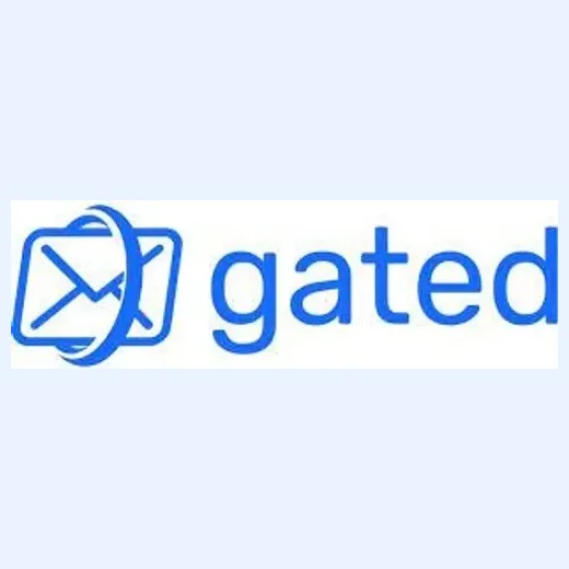 Gated brand logo for gated.com