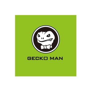 Gecko Man brand logo for geckoman.com