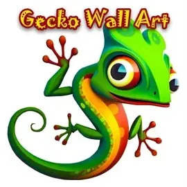 Myshopify brand logo for gecko-wall-art.myshopify.com