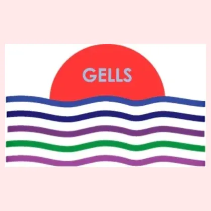 Gells brand logo for gellsapparel.com