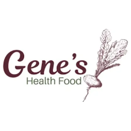 Gene's Health Food brand logo for geneshealthfood.com