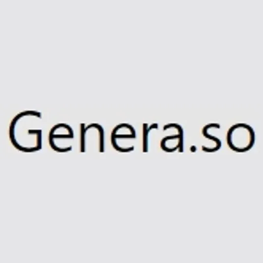 genera brand logo for genera.so