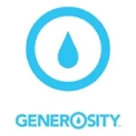 Generosity brand logo for generositywater.com