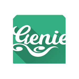 Genie Splashbacks brand logo for geniesplashbacks.co.uk