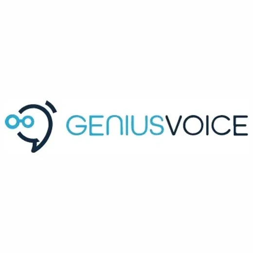 Genius Voice brand logo for geniusvoice.ai