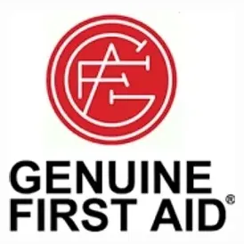 Genuine First Aid brand logo for genuinefirstaid.com